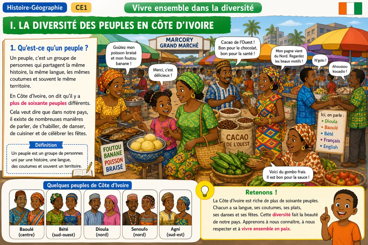 Vivre ensemble dans la diversité — illustration