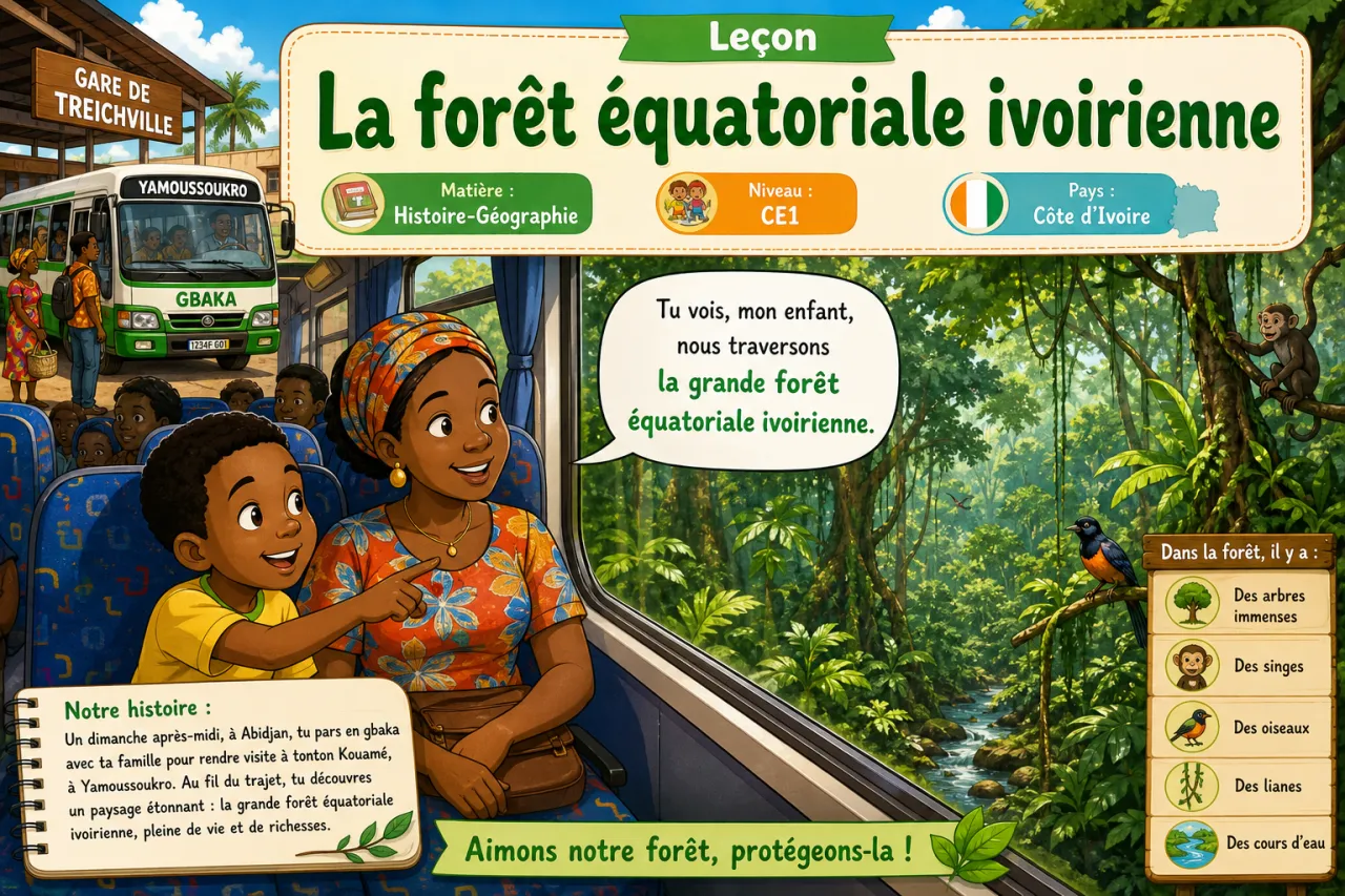 La forêt équatoriale ivoirienne