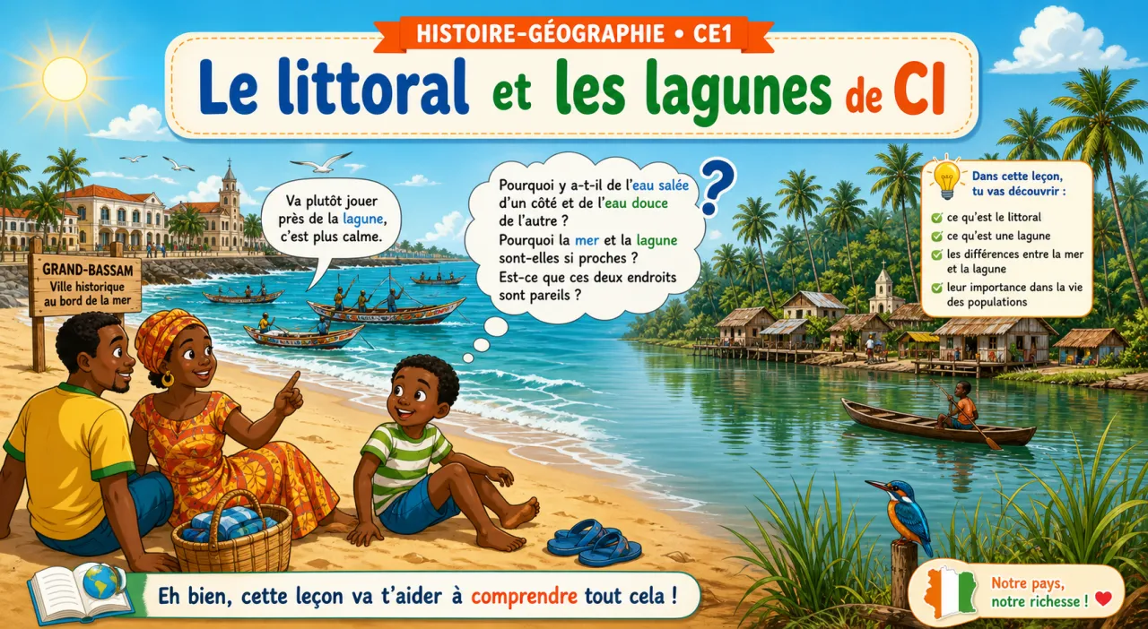 Le littoral et les lagunes de CI