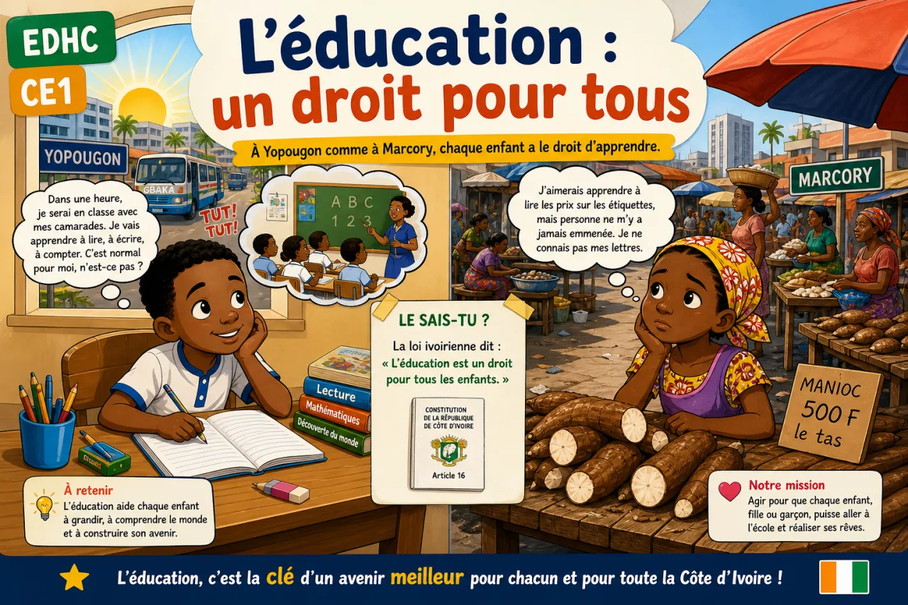 L'éducation : un droit pour tous