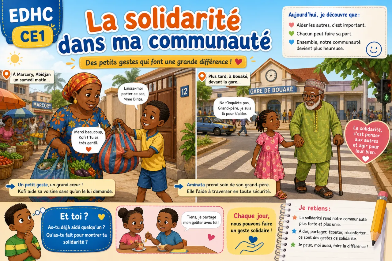 La solidarité dans ma communauté