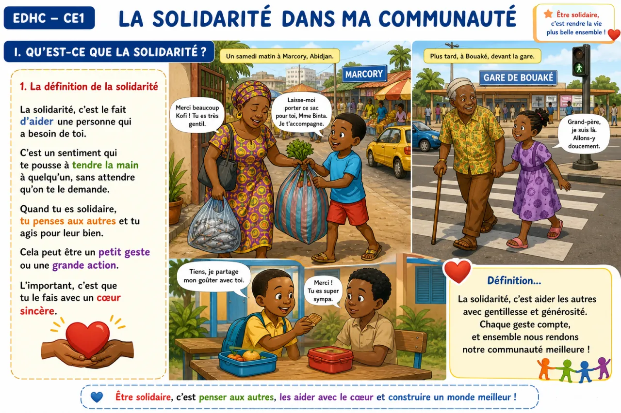 La solidarité dans ma communauté — illustration