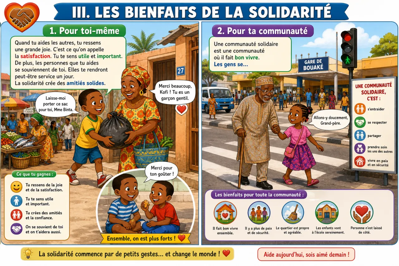 La solidarité dans ma communauté — illustration
