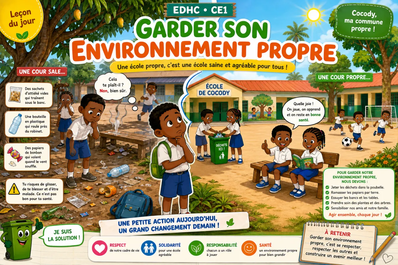 Garder son environnement propre
