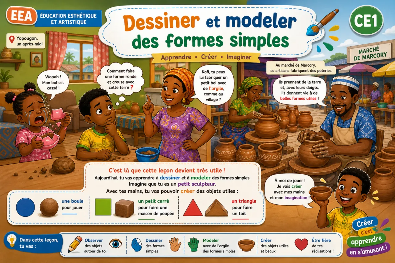 Dessiner et modeler des formes simples