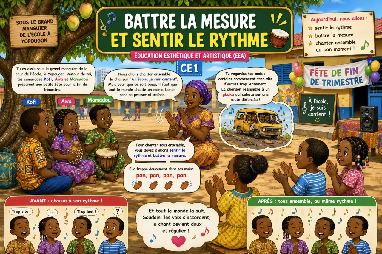 Battre la mesure et sentir le rythme