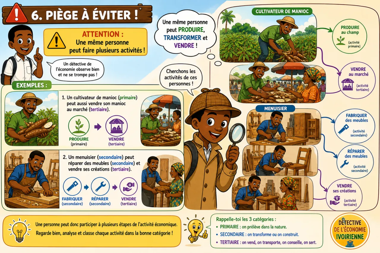 Les activités économiques — illustration