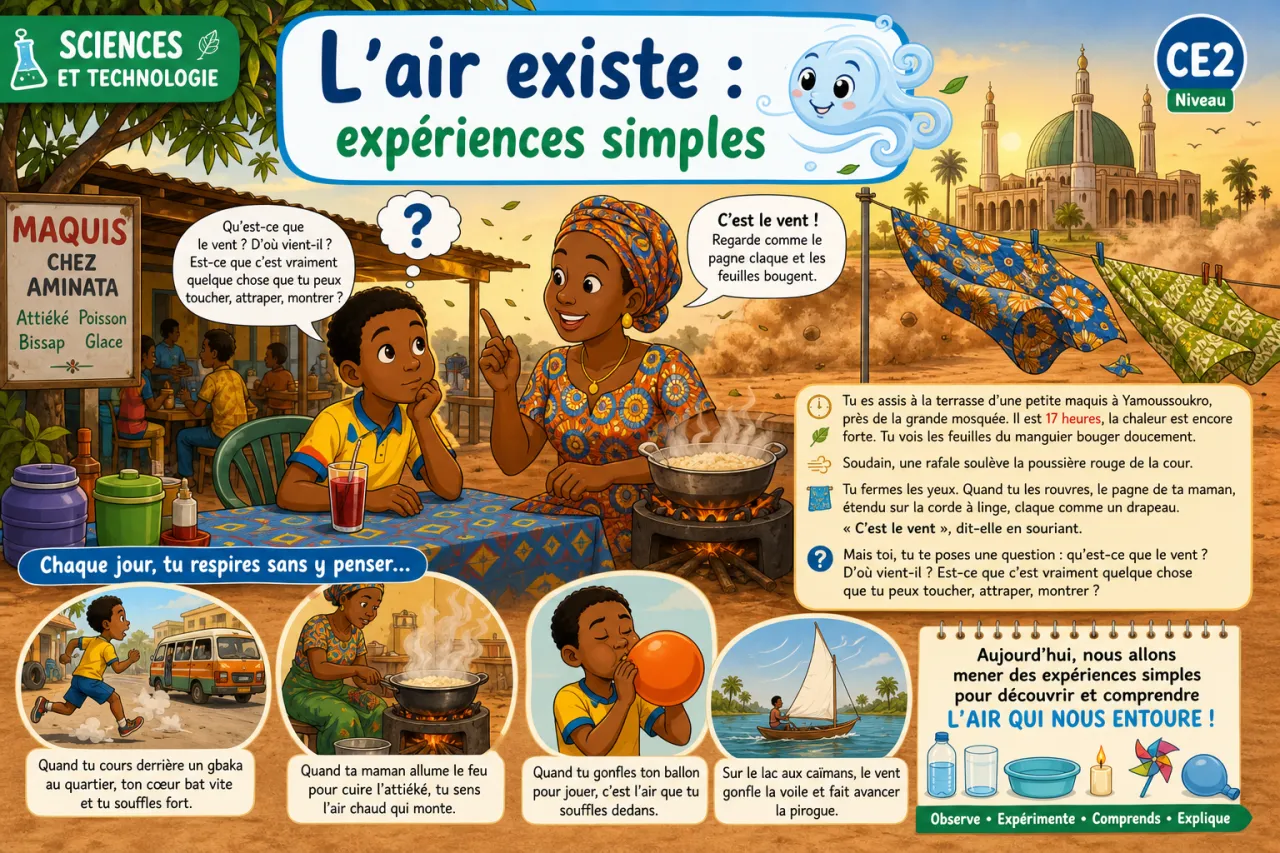 L'air existe : expériences simples