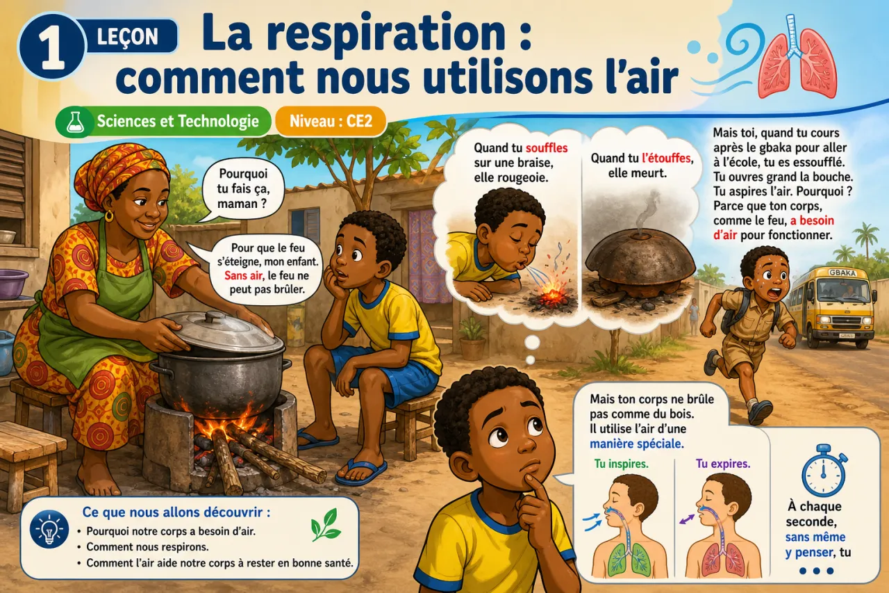 La respiration : comment nous utilisons l'air