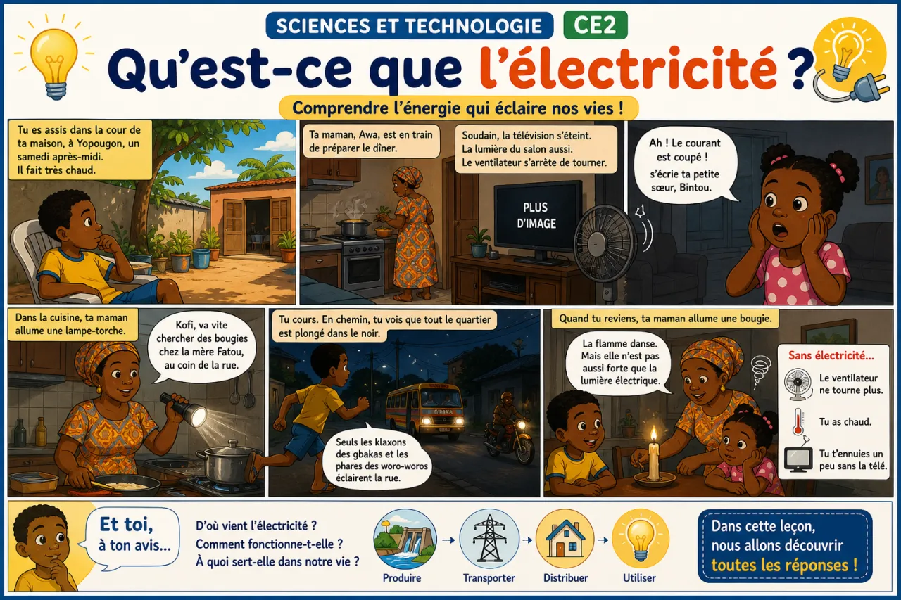 Qu'est-ce que l'électricité ?
