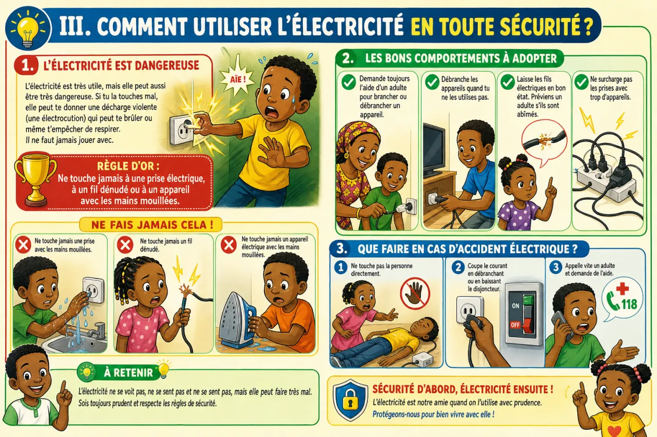 Qu'est-ce que l'électricité ? — illustration