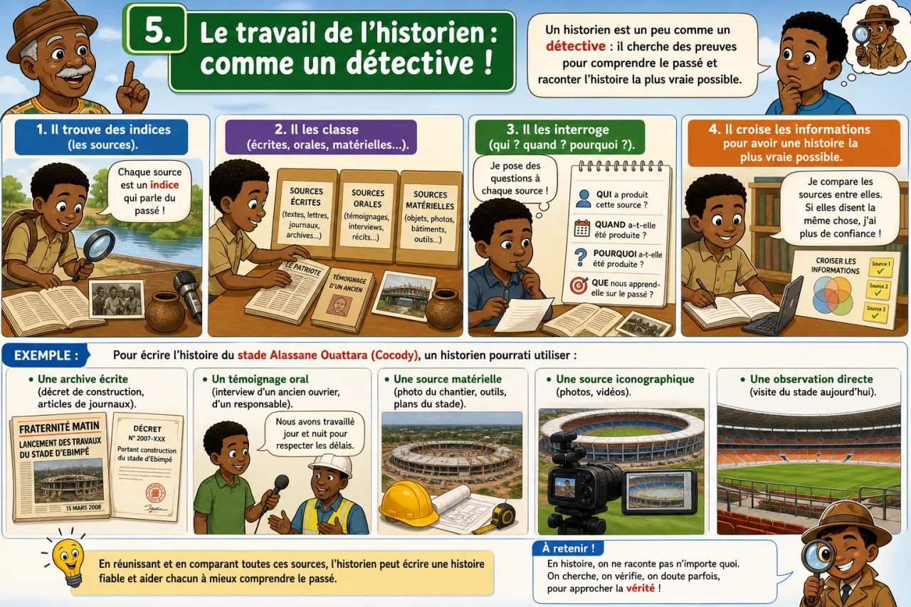 Les sources historiques — illustration