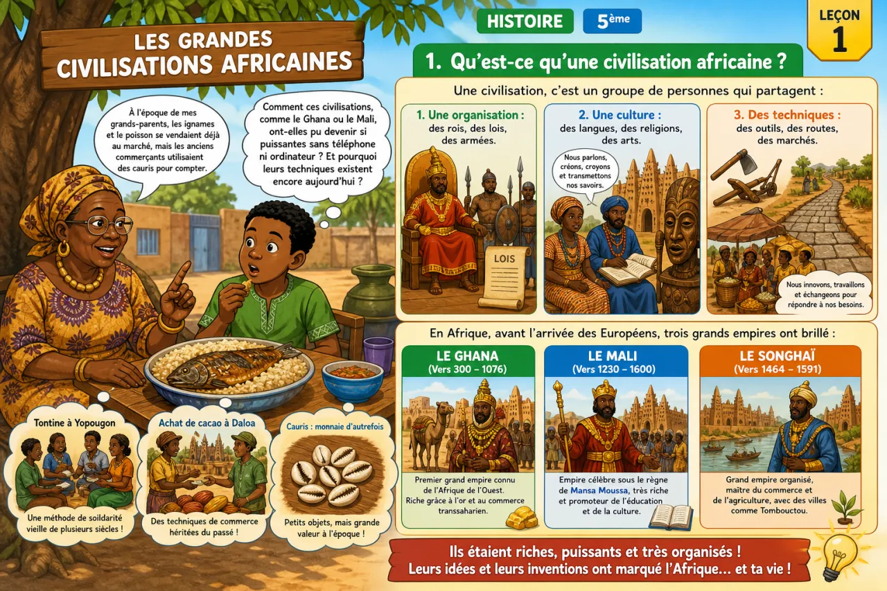 Les grandes civilisations africaines — illustration