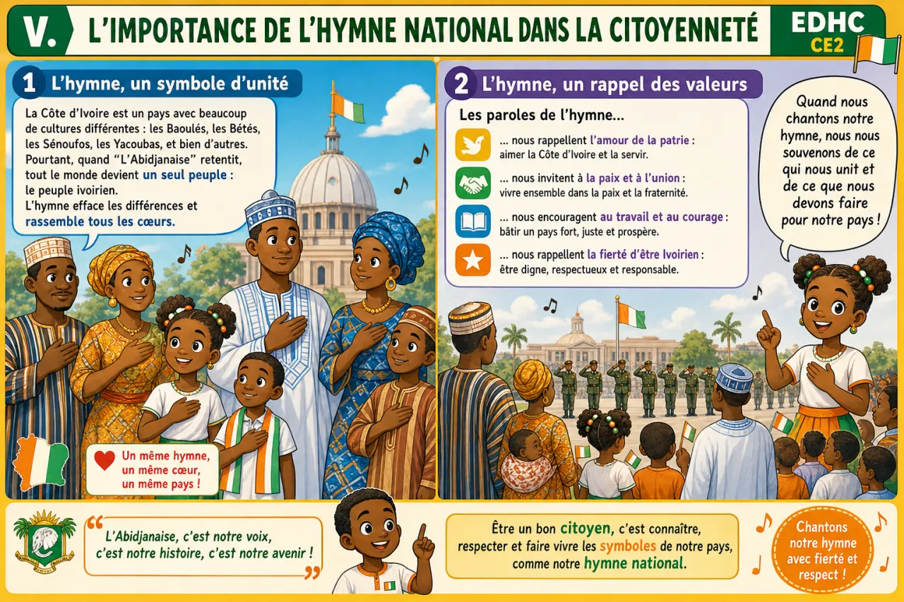 L'hymne national : L'Abidjanaise — illustration