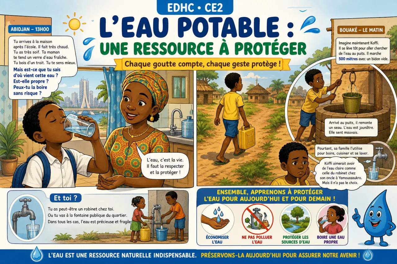 L'eau potable : une ressource à protéger