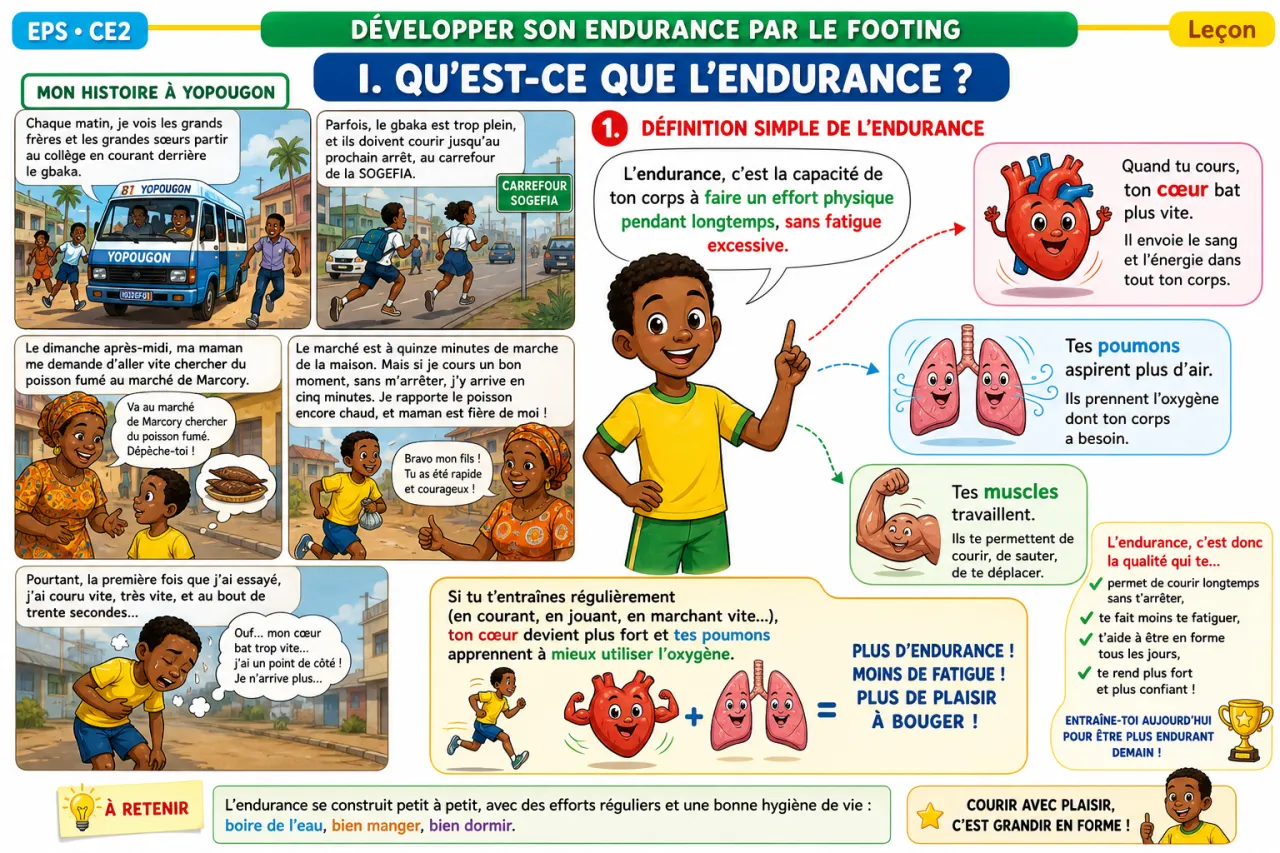 Développer son endurance par le footing — illustration
