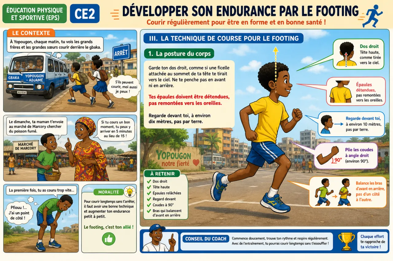 Développer son endurance par le footing — illustration