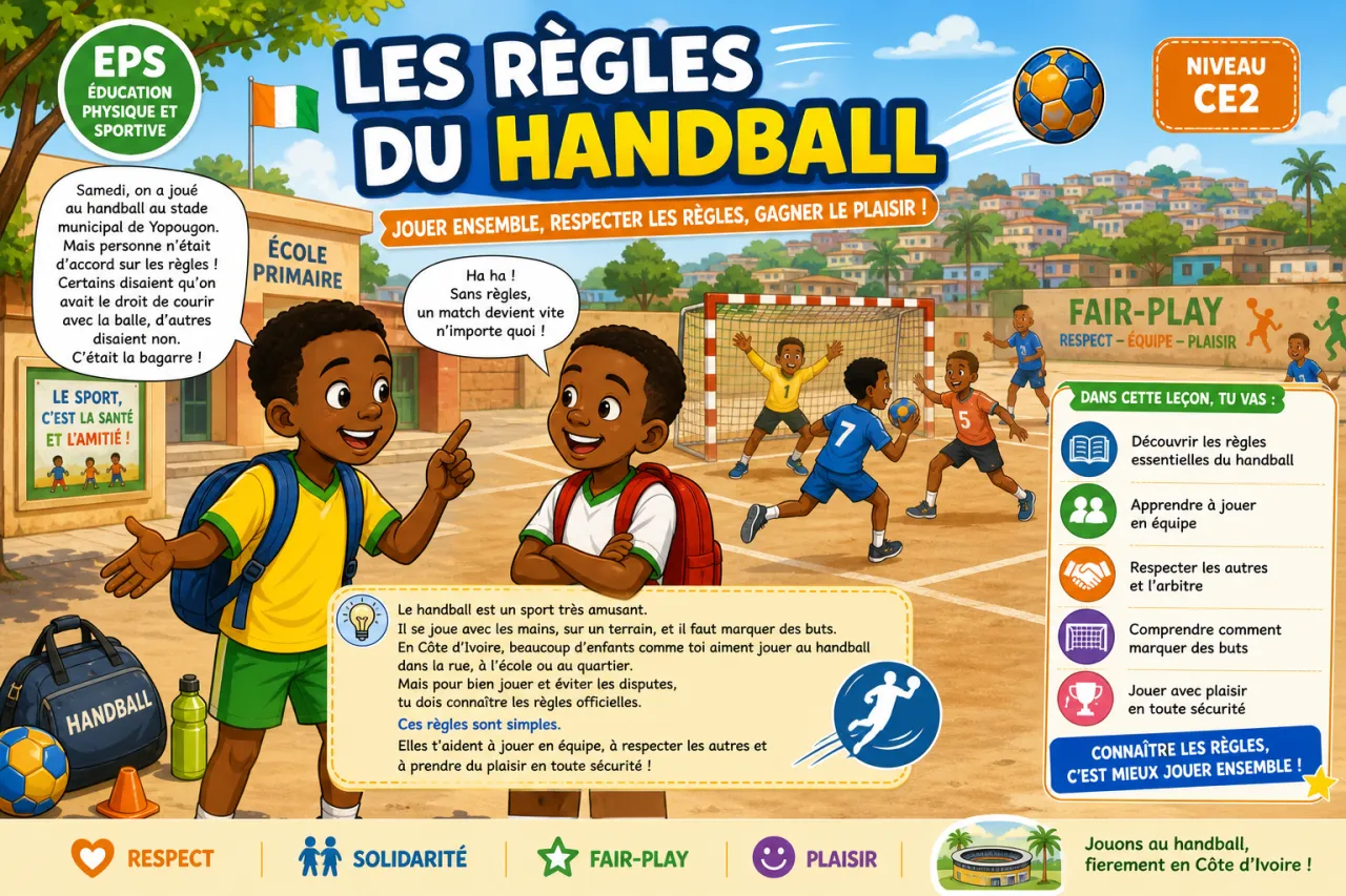 Les règles du handball