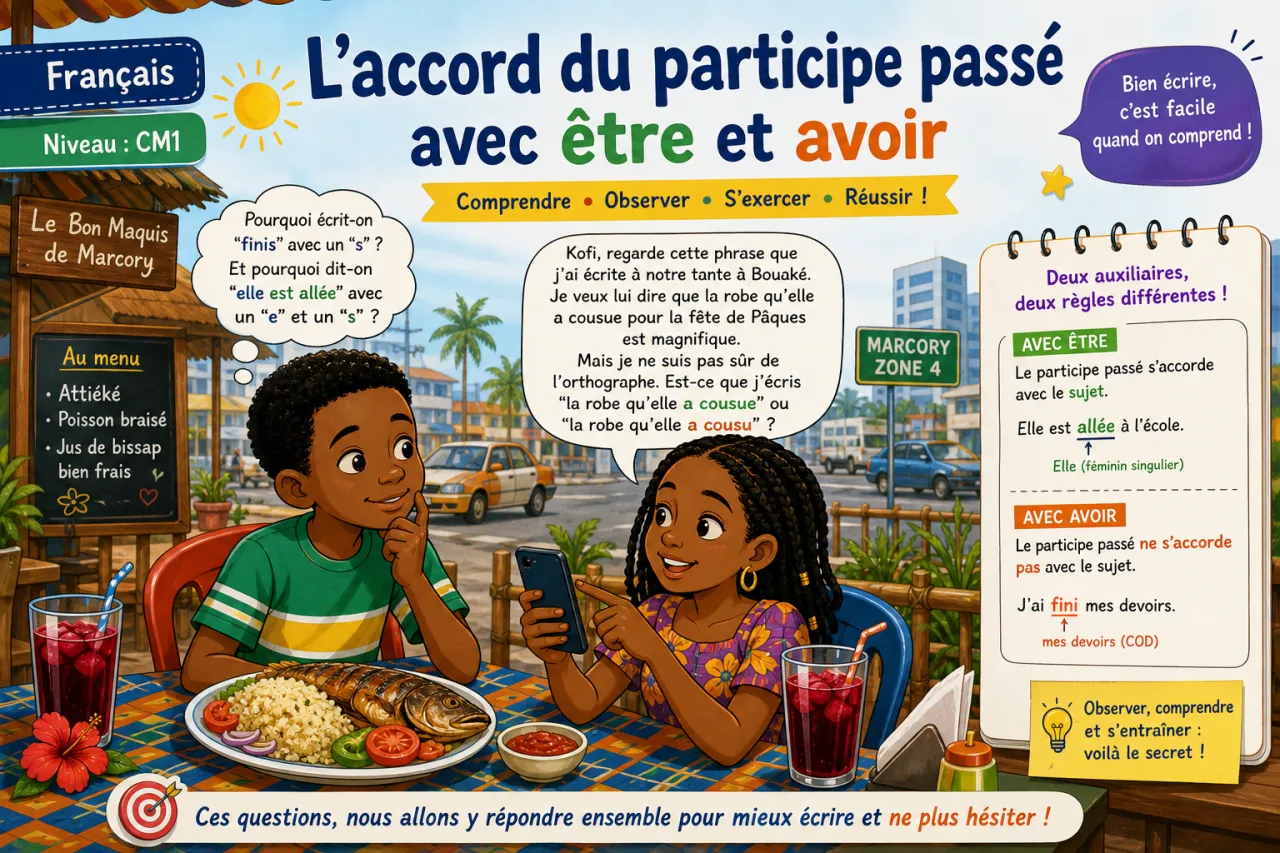 L'accord du participe passé avec être et avoir