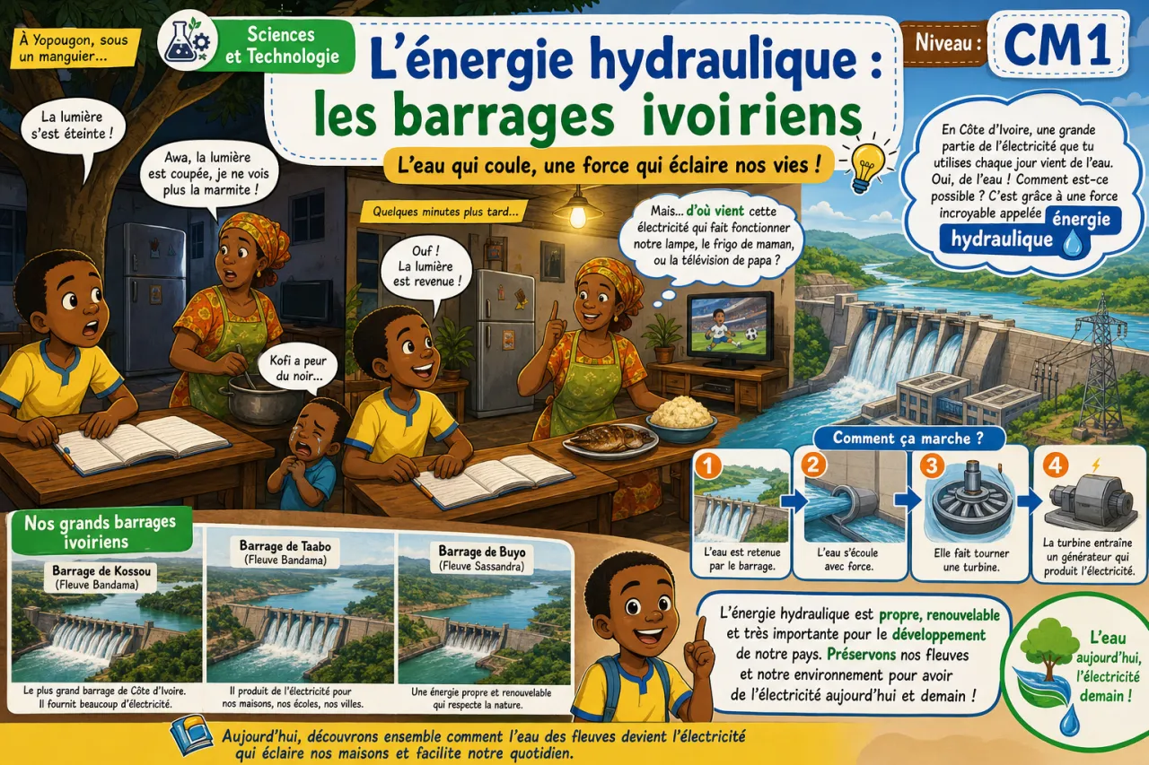 L'énergie hydraulique : les barrages ivoiriens