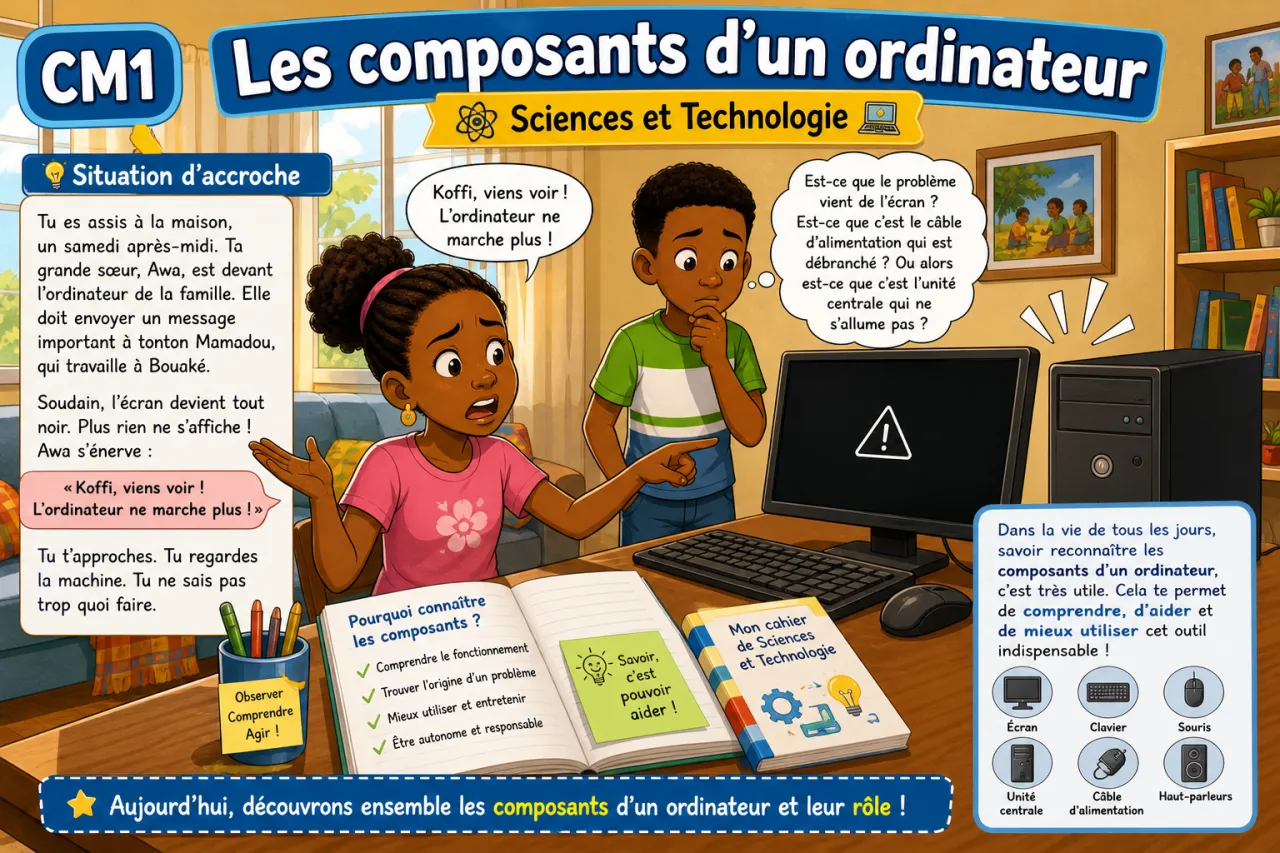 Les composants d'un ordinateur