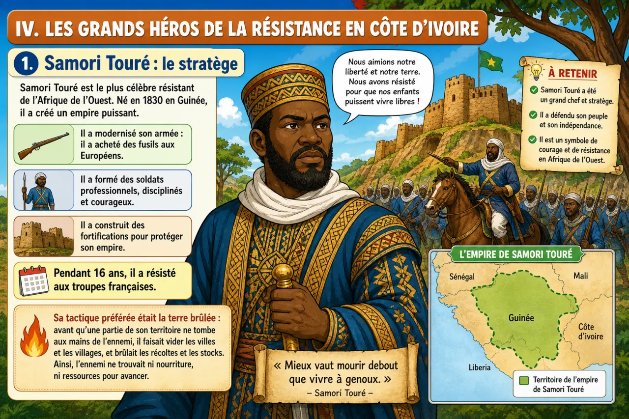 L'arrivée des Européens en Afrique de l'Ouest — illustration