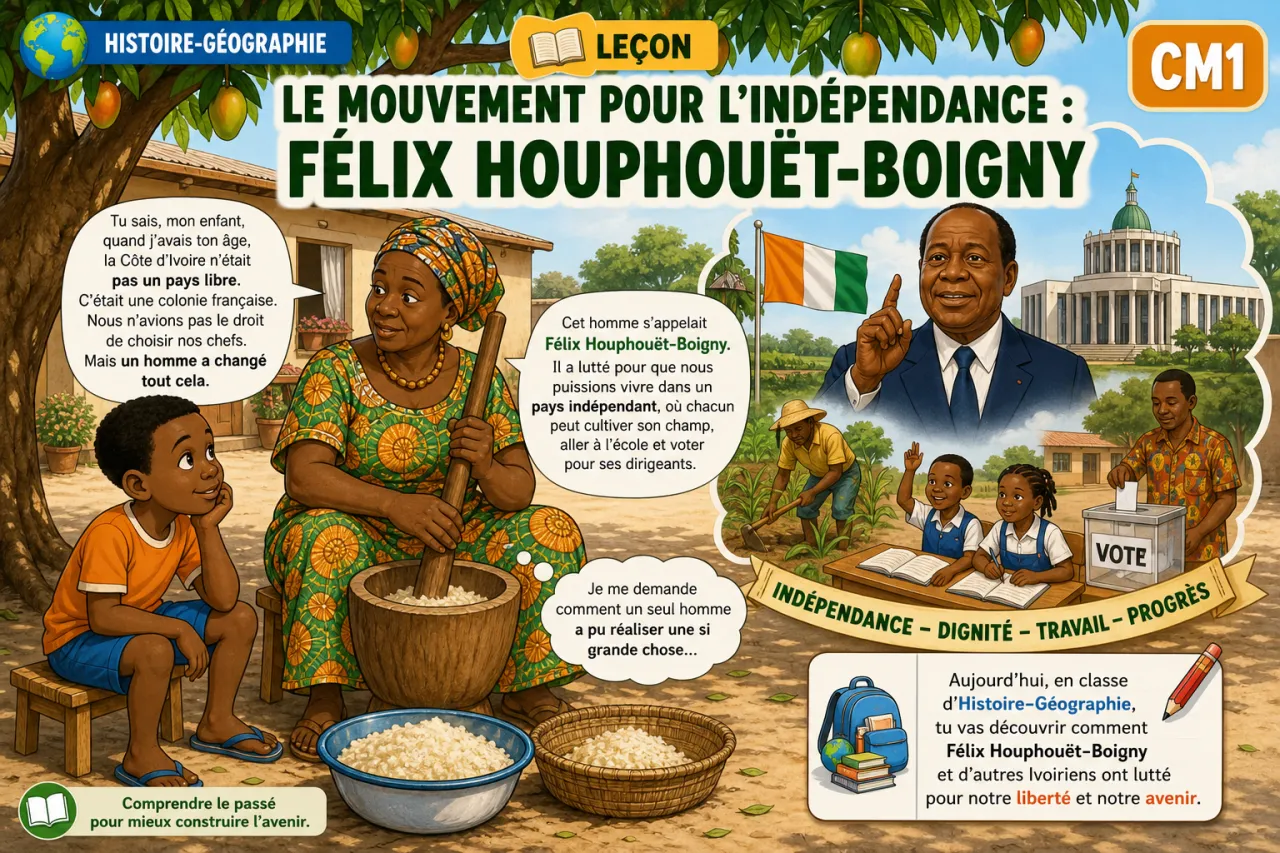 Le mouvement pour l'indépendance : Félix Houphouët-Boigny