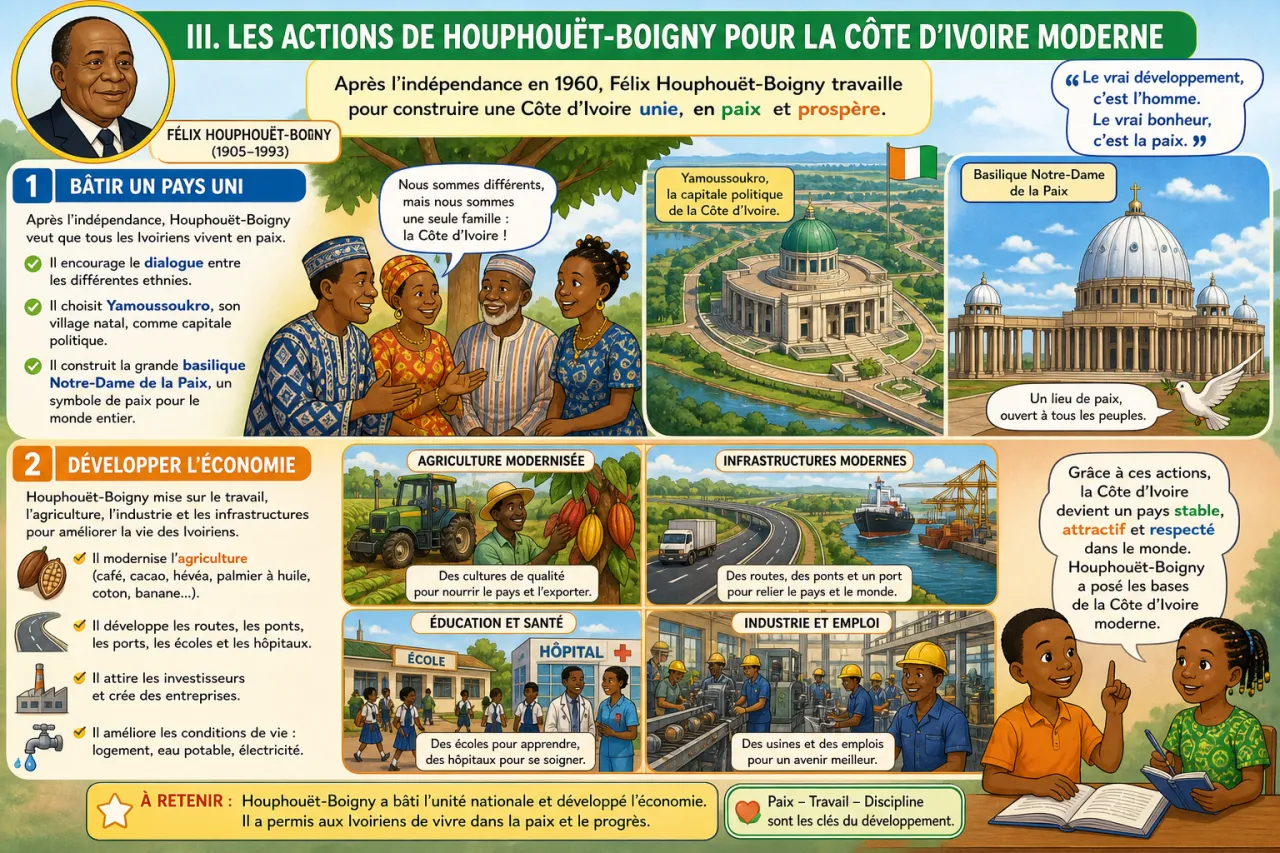 Le mouvement pour l'indépendance : Félix Houphouët-Boigny — illustration