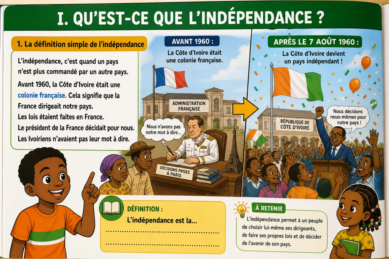 Le 7 août 1960 : naissance de la République — illustration