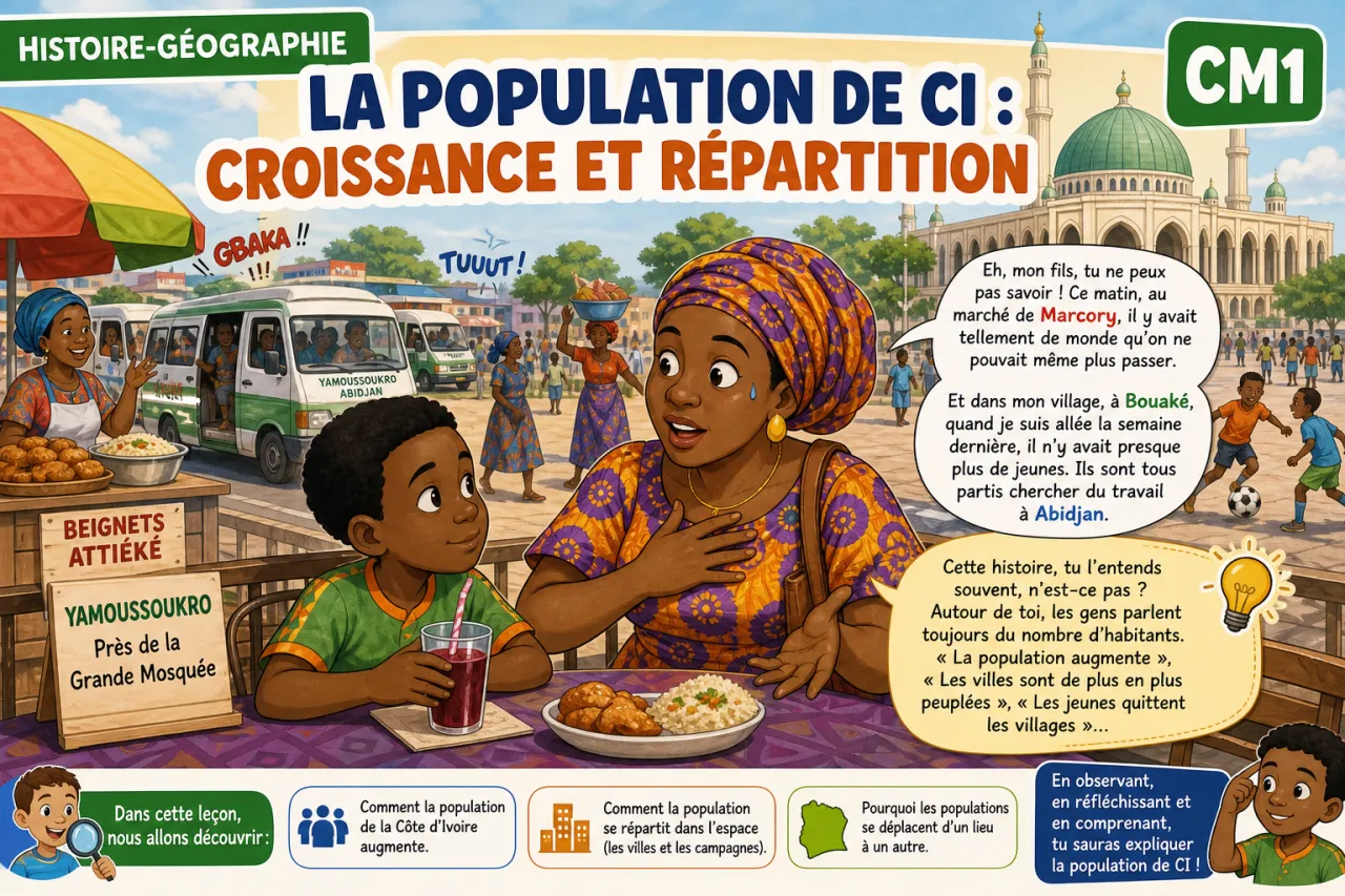 La population de CI : croissance et répartition
