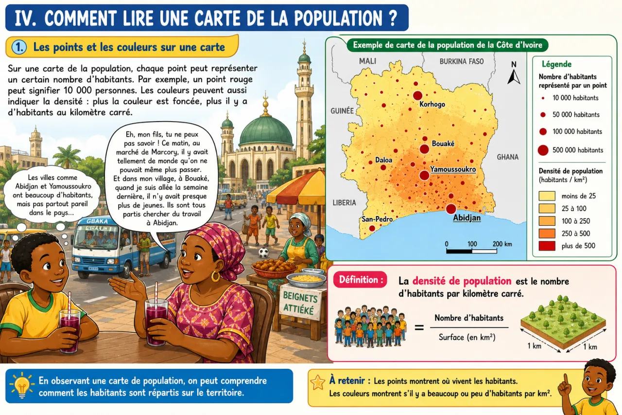 La population de CI : croissance et répartition — illustration