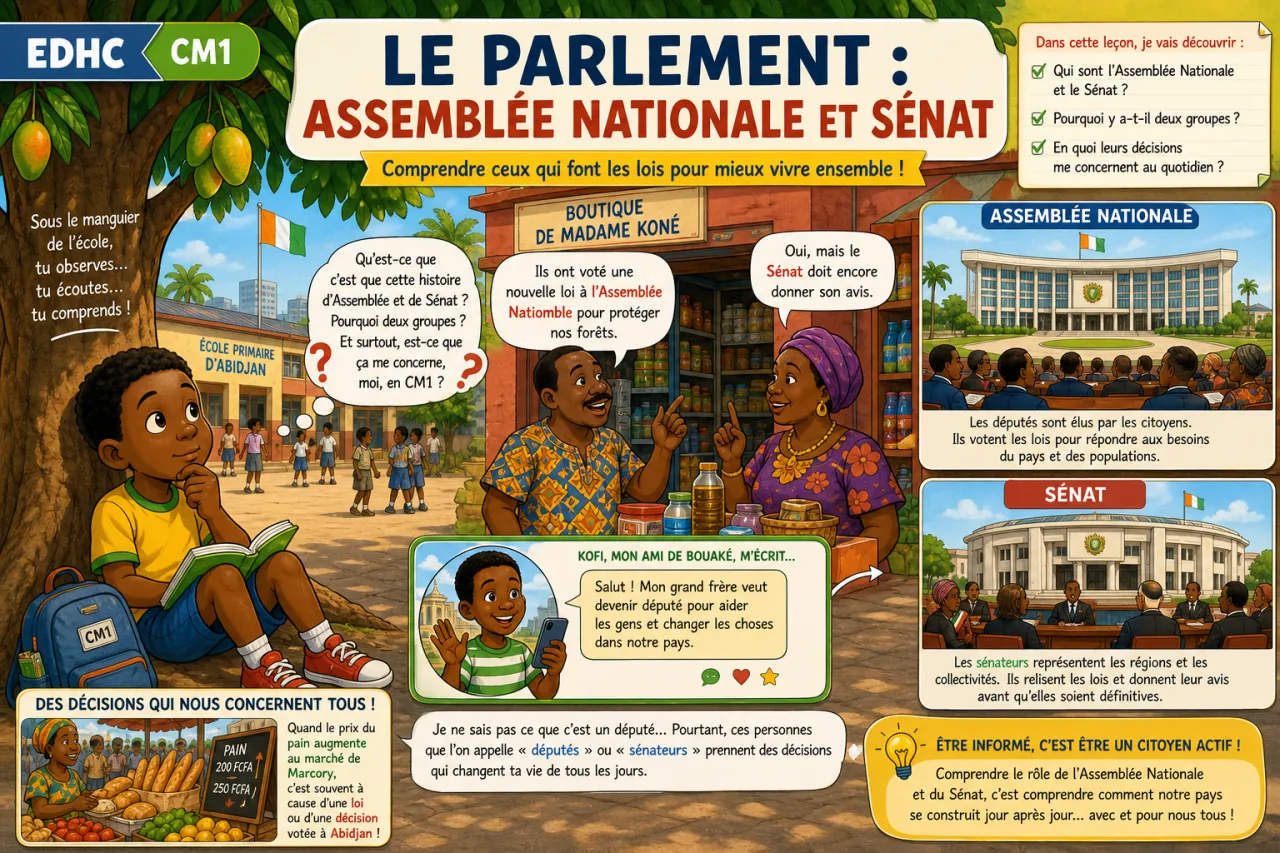 Le Parlement : Assemblée Nationale et Sénat