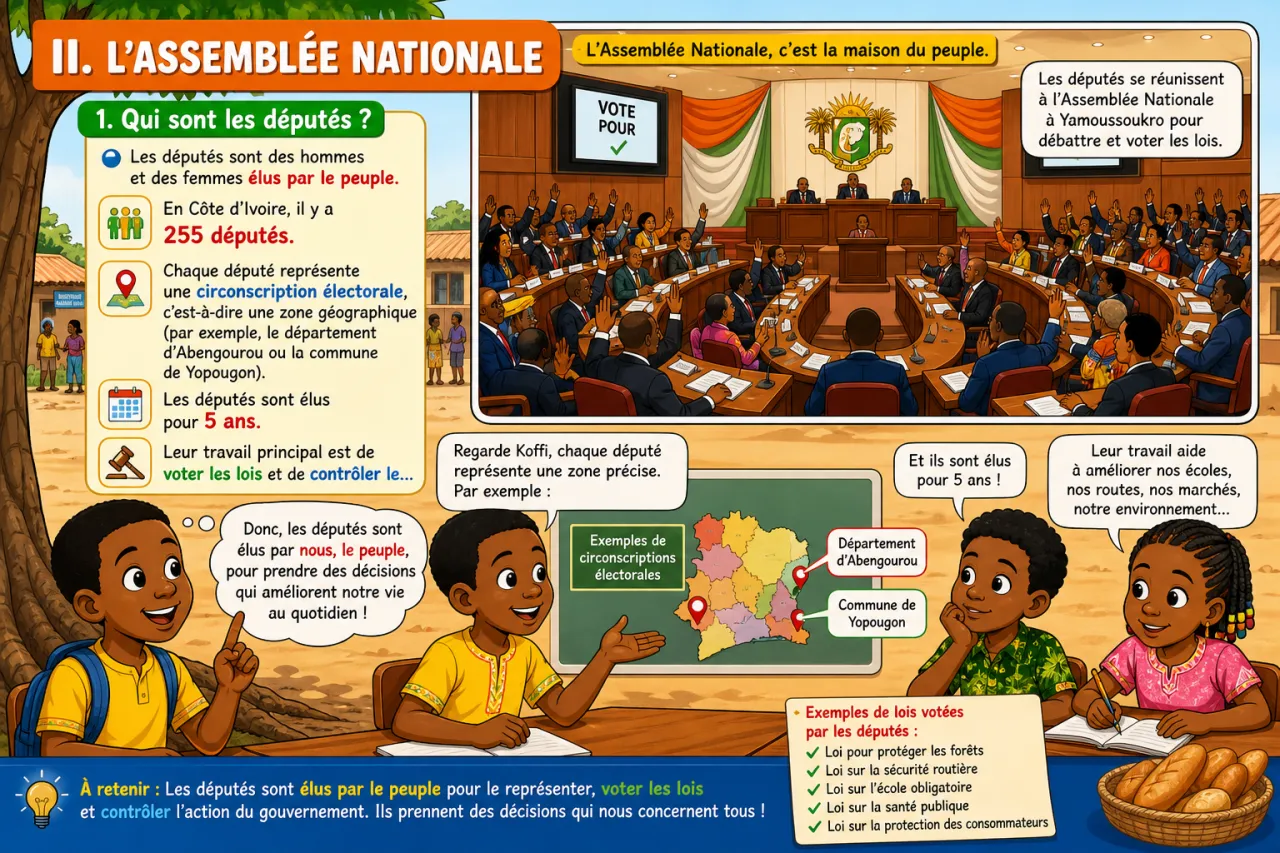 Le Parlement : Assemblée Nationale et Sénat — illustration