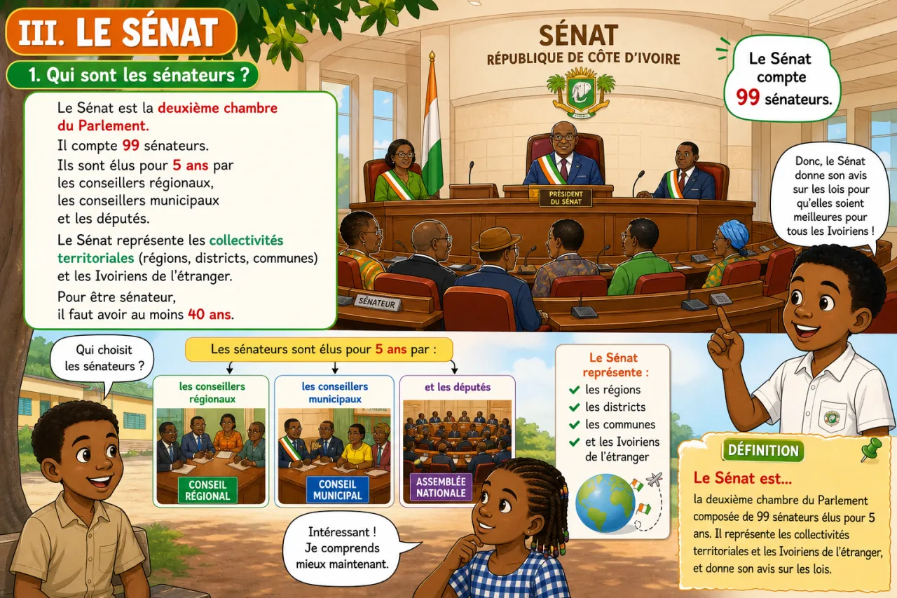 Le Parlement : Assemblée Nationale et Sénat — illustration
