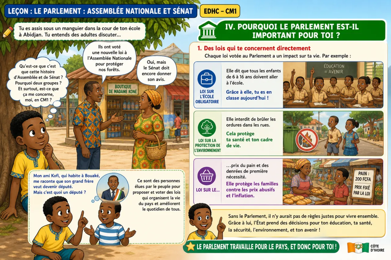 Le Parlement : Assemblée Nationale et Sénat — illustration
