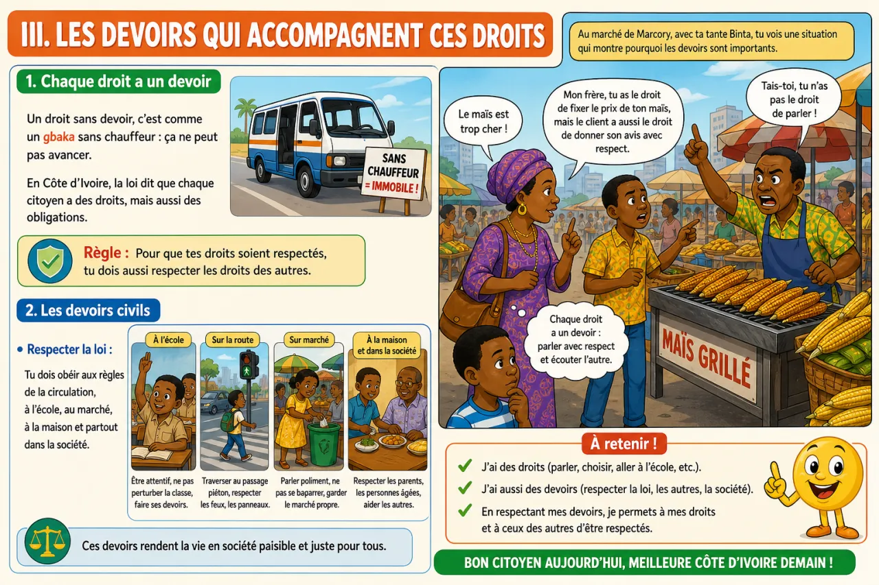 Les droits civils et politiques du citoyen — illustration