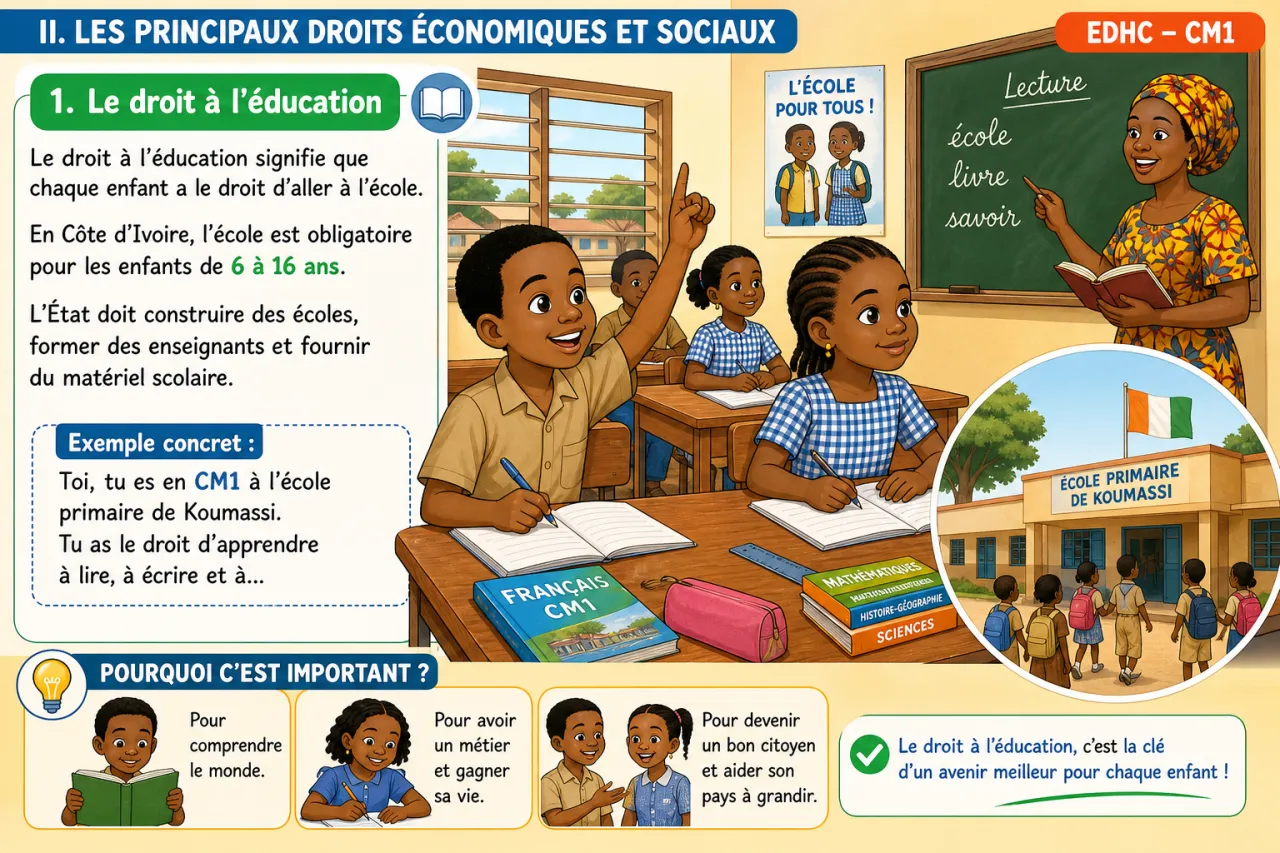 Les droits économiques et sociaux — illustration