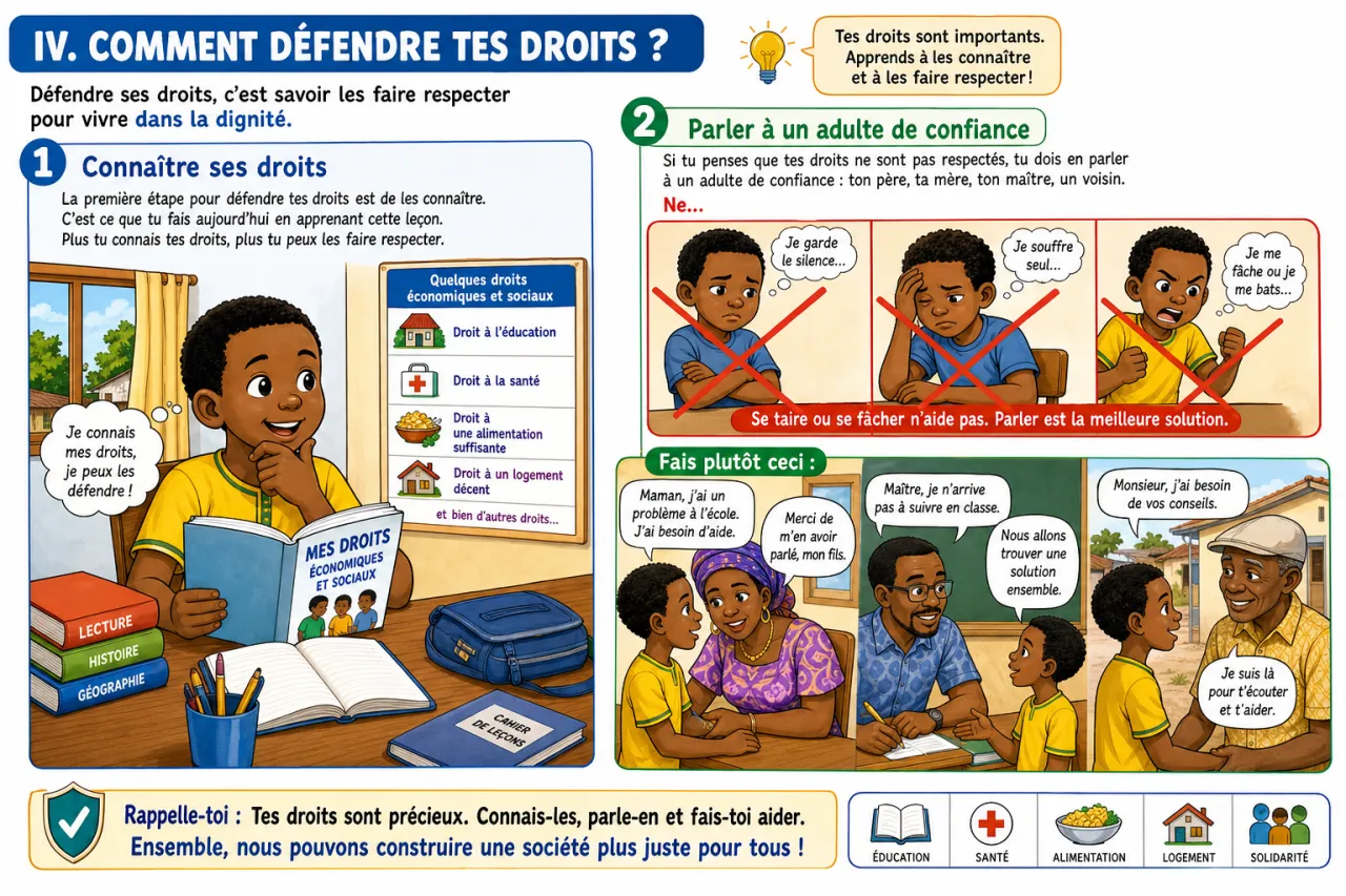 Les droits économiques et sociaux — illustration