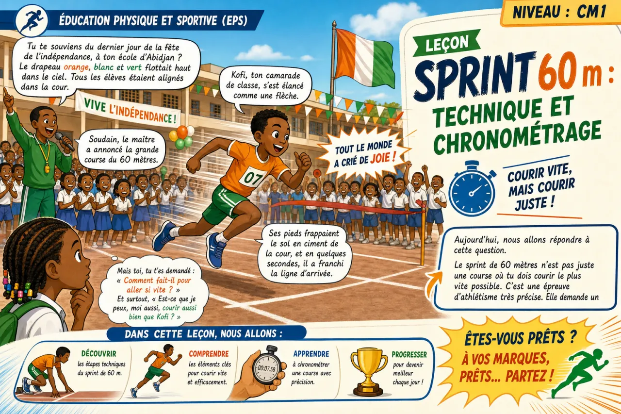 Sprint 60 m : technique et chronométrage