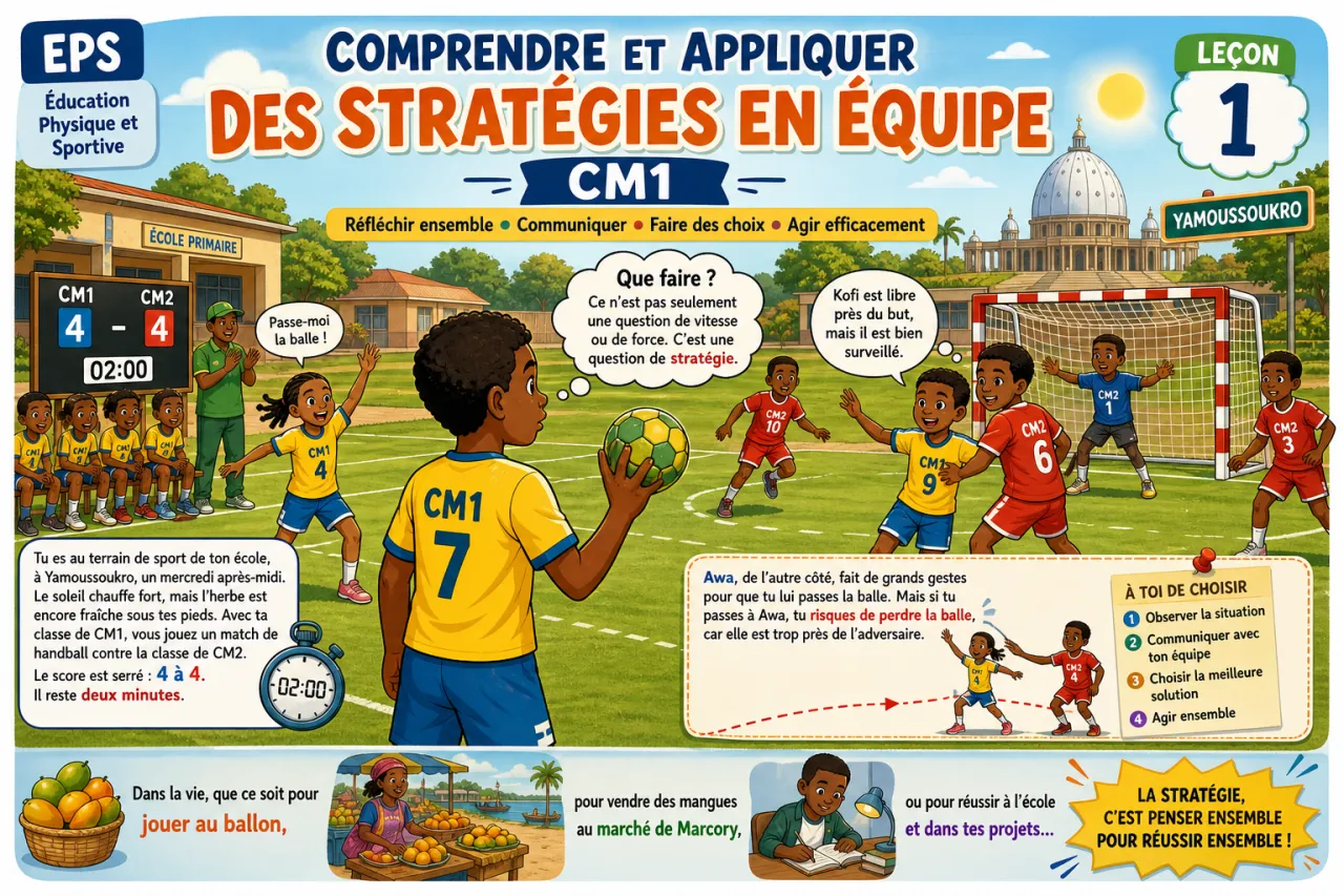 Comprendre et appliquer des stratégies en équipe