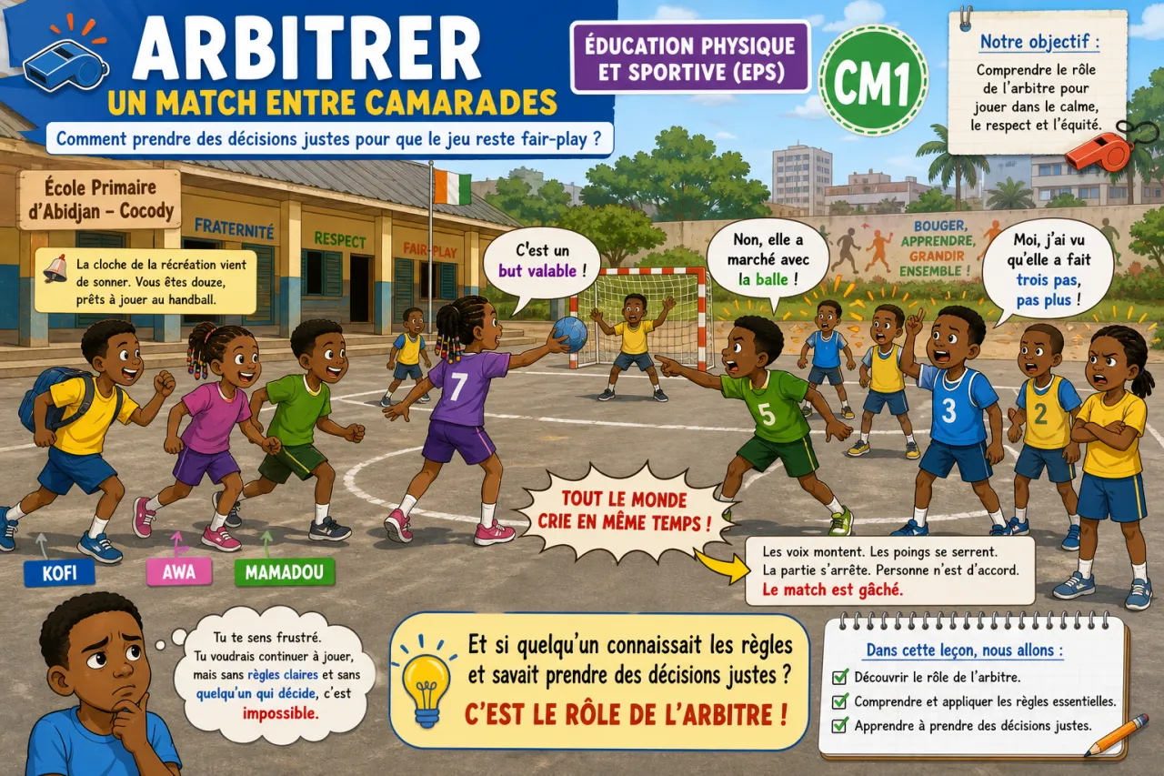 Arbitrer un match entre camarades