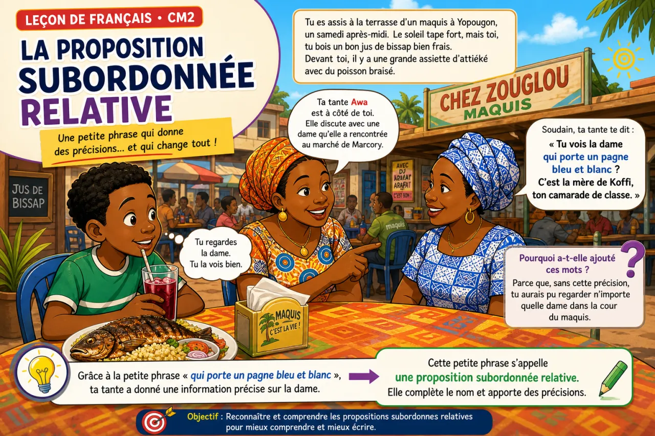 La proposition subordonnée relative