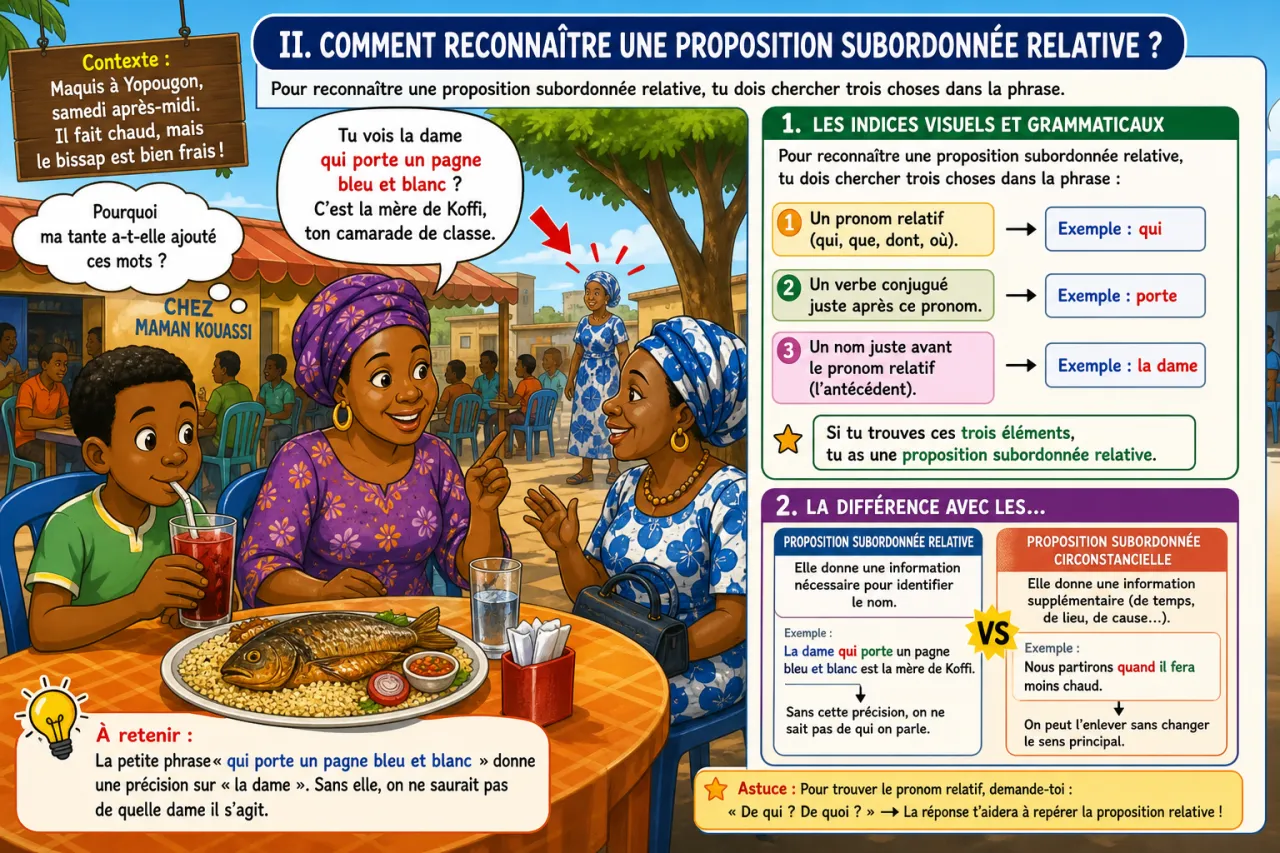 La proposition subordonnée relative — illustration