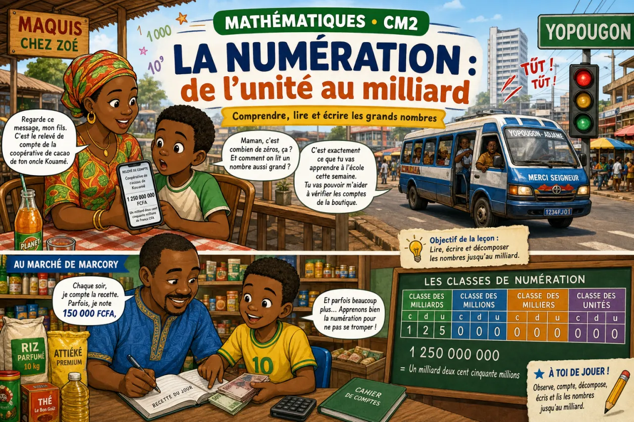 La numération : de l'unité au milliard
