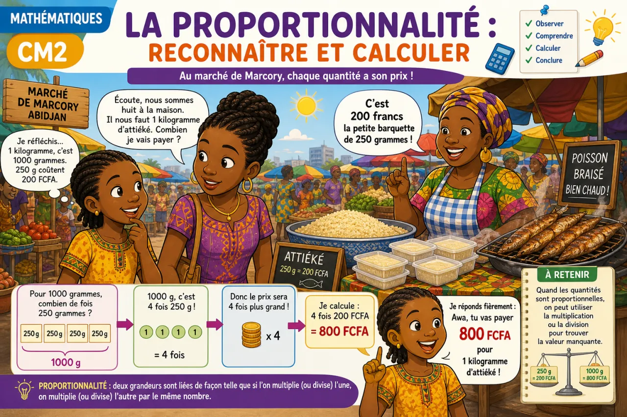 La proportionnalité : reconnaître et calculer