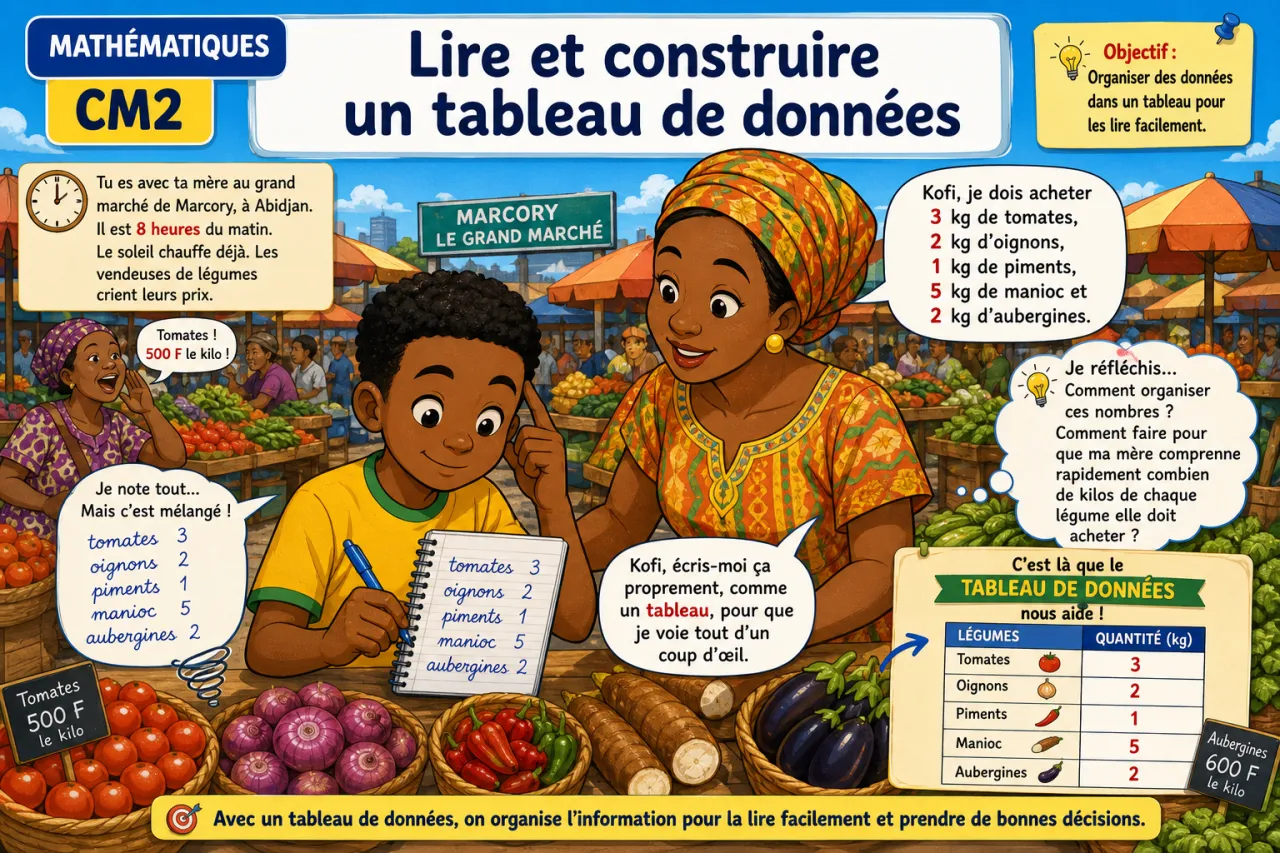 Lire et construire un tableau de données