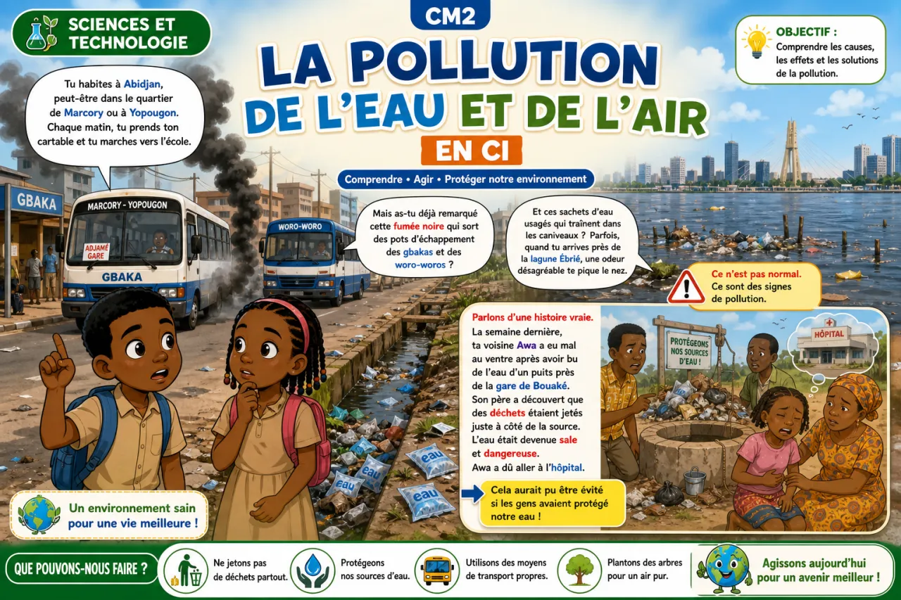 La pollution de l'eau et de l'air en CI