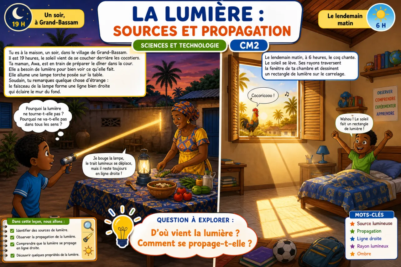 La lumière : sources et propagation