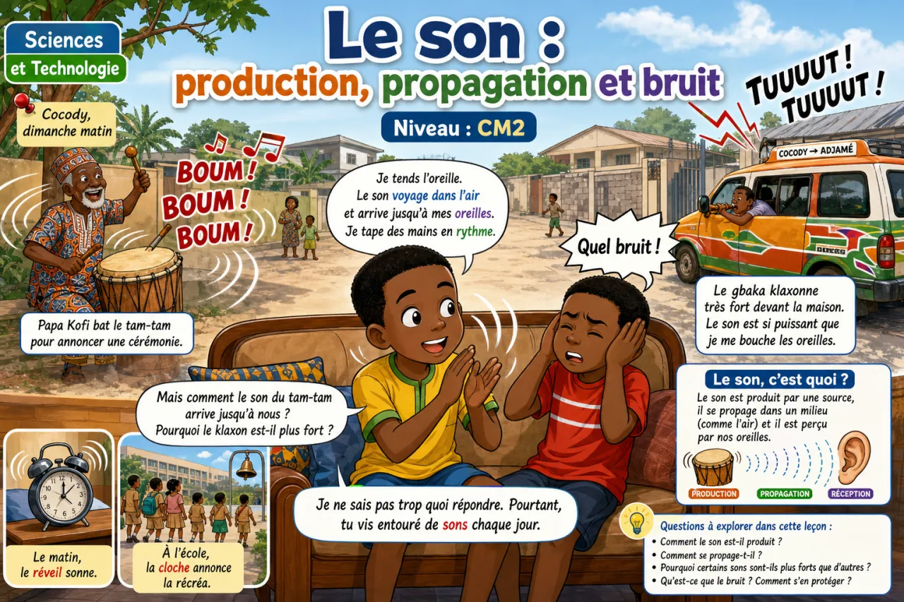 Le son : production, propagation et bruit