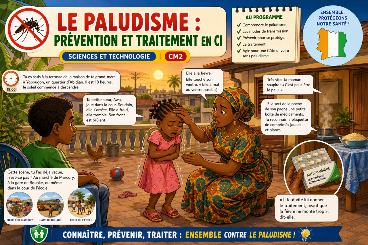 Le paludisme : prévention et traitement en CI